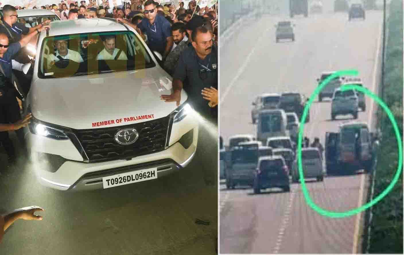 सुल्तानपुर में राहुल गांधी के काफिले का एक्सीडेंट, कई वाहन क्षतिग्रस्त