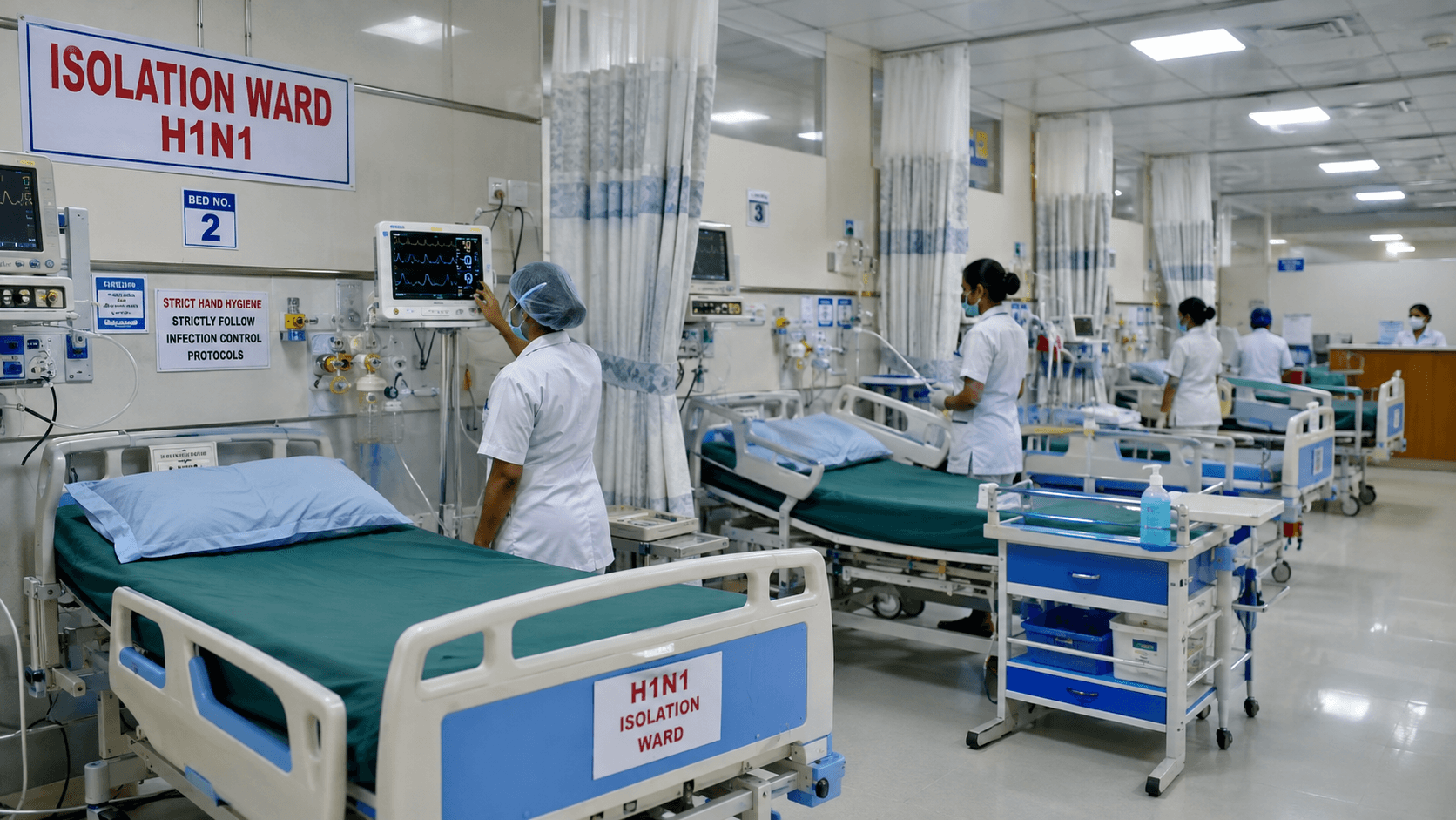 एच1एन1 को लेकर स्वास्थ्य विभाग अलर्ट: अस्पतालों में बेड आरक्षित, हेल्पलाइन जारी