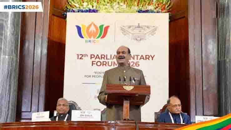 ओम बिरला ने 12वें BRICS संसदीय मंच में दिया जन-केंद्रित विकास का संदेश
