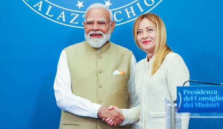 प्रधानमंत्री मोदी ने जॉर्जिया मेलोनी को दी बधाई