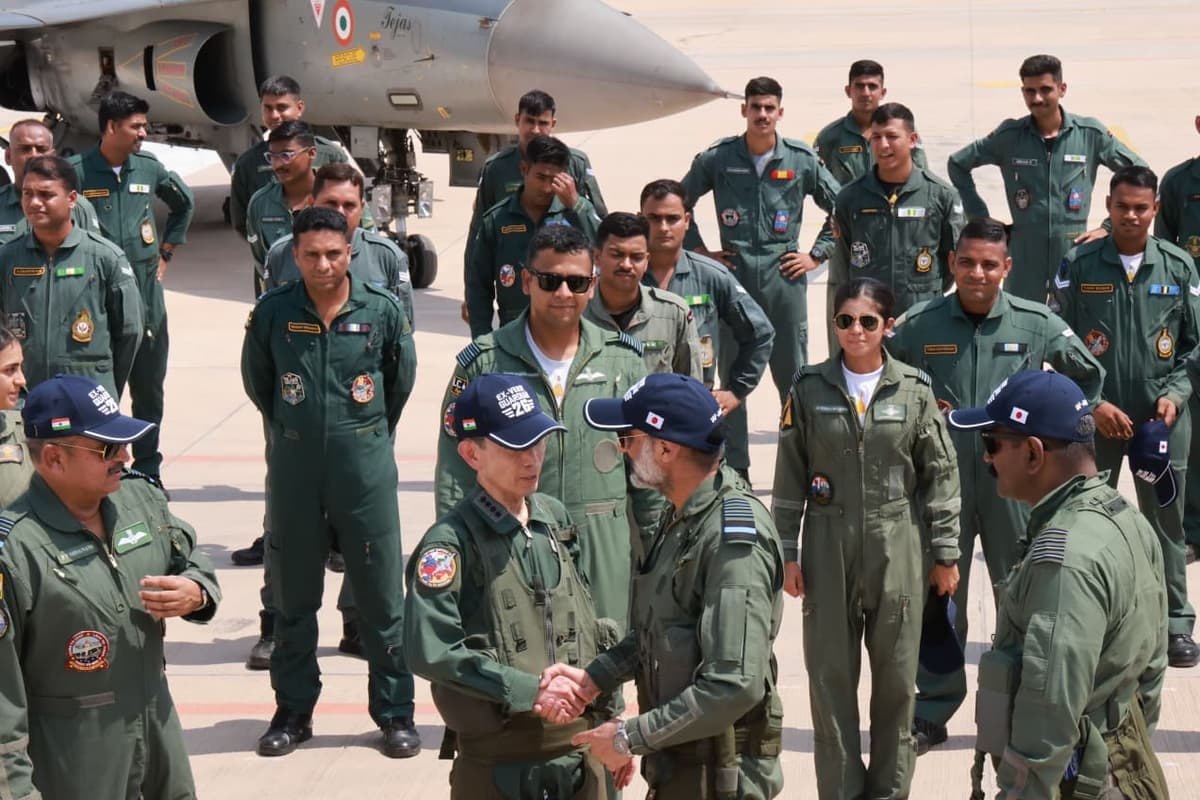 भारत-जापान का ‘वीर गार्जियन-2026’ वायु अभ्यास संपन्न, तेजस-राफेल और F-2A ने दिखाया दम