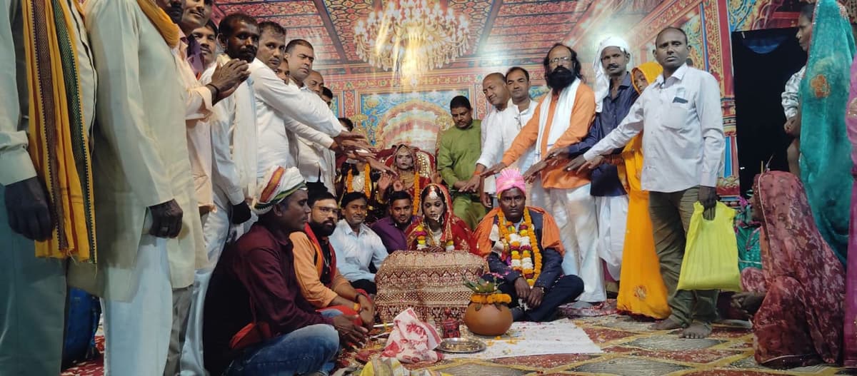 सीता स्वयंवर का जीवंत मंचन को देख दर्शक गण भावविभोर हो गए