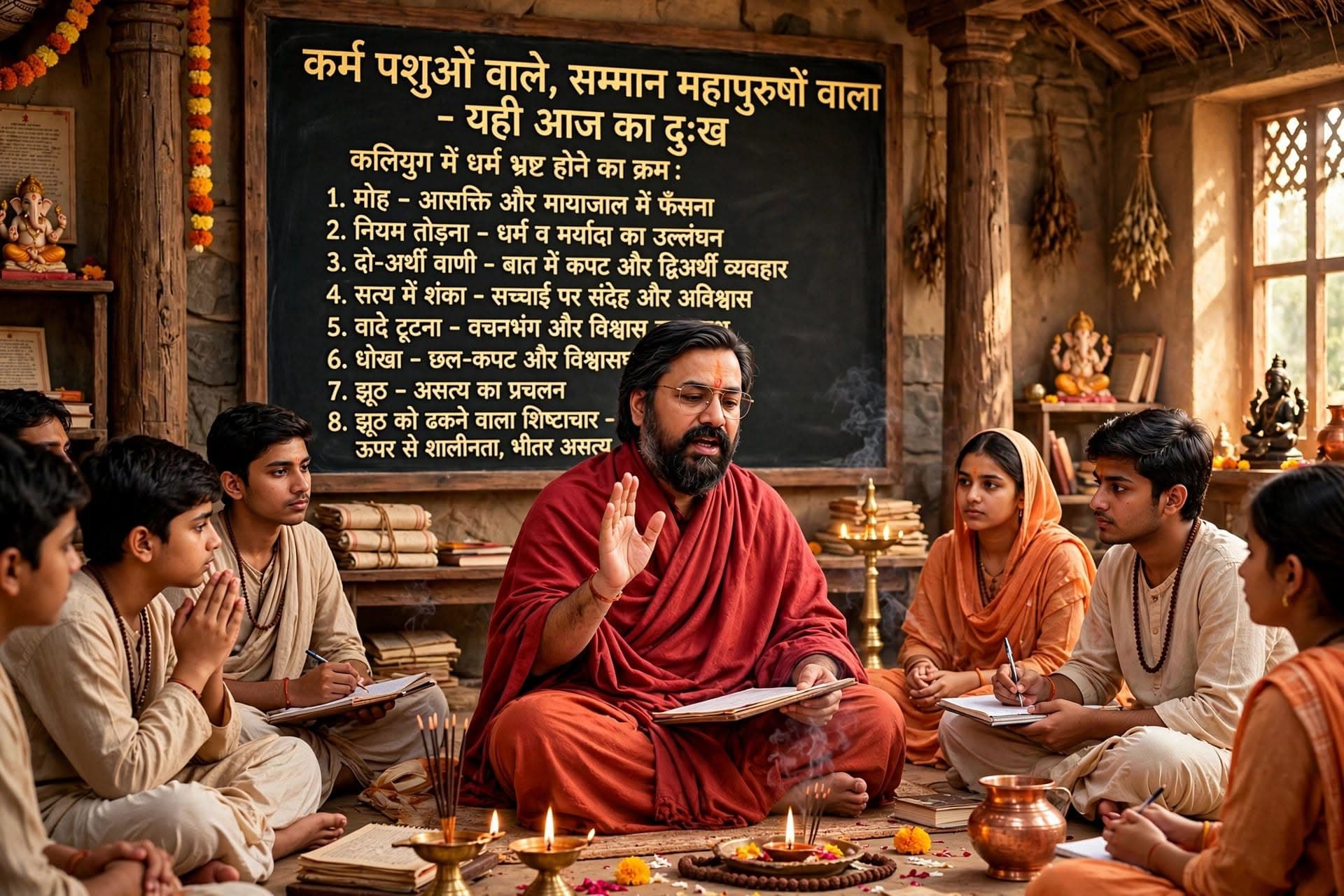 धर्म नाम से नहीं, आचरण से पहचाना जाता है: पं. पूरन मिश्र जी महाराज